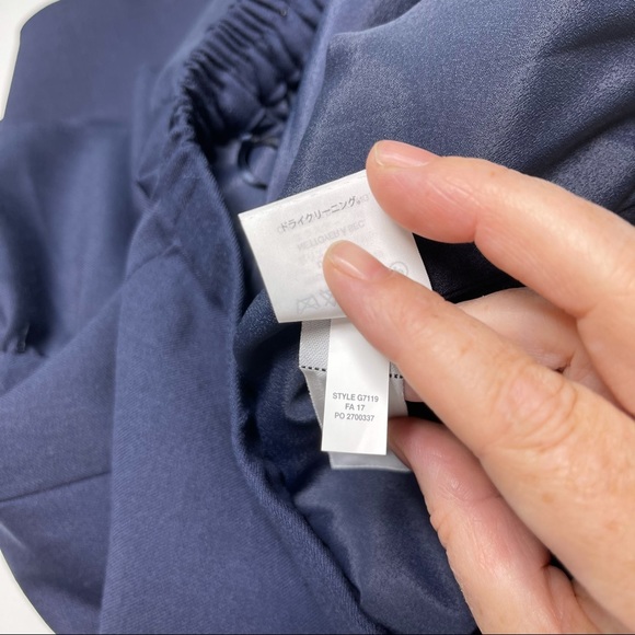 J. Crew Tiered Wool Blend Navy Blue Skirt Size 4 - Picture 7 of 8